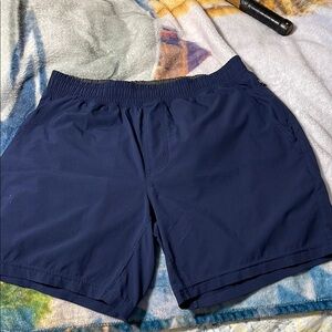 Rhône Navy Blue Athletic Shorts
